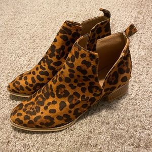 Leopard Booties